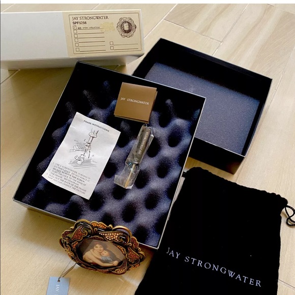 Jay Strongwater Swarovski Crystal Picture Frame BRAND NEW IN BOX! - Picture 3 of 7